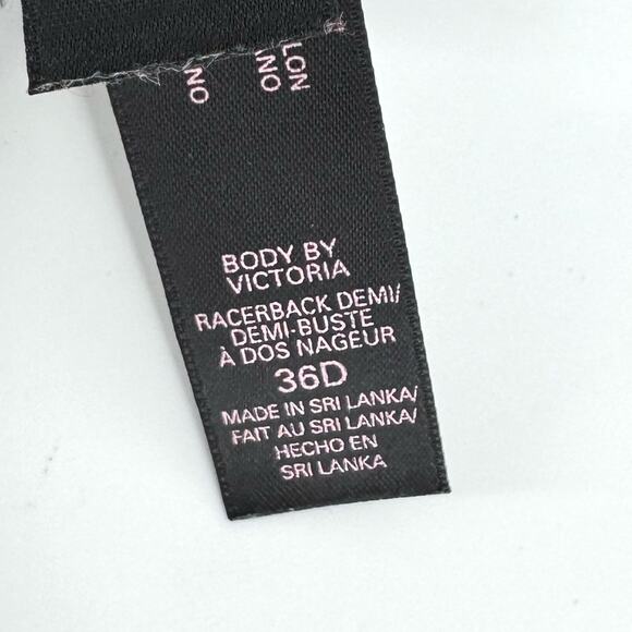 Set of 2 Racerback Bras Victoria's Secret and Natori Black and Mint Size 36D - Picture 11 of 13